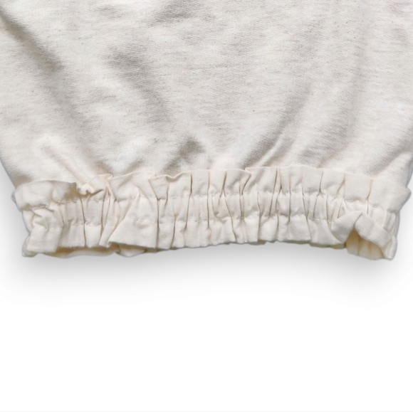 Jessica Simpson Baby Girls Cream Short-Sleeve Sweater Top Size 0-3 Months - Picture 7 of 10